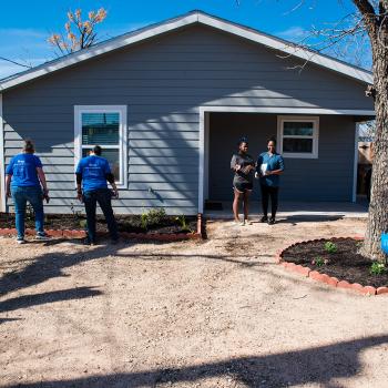 Landscaping final touches